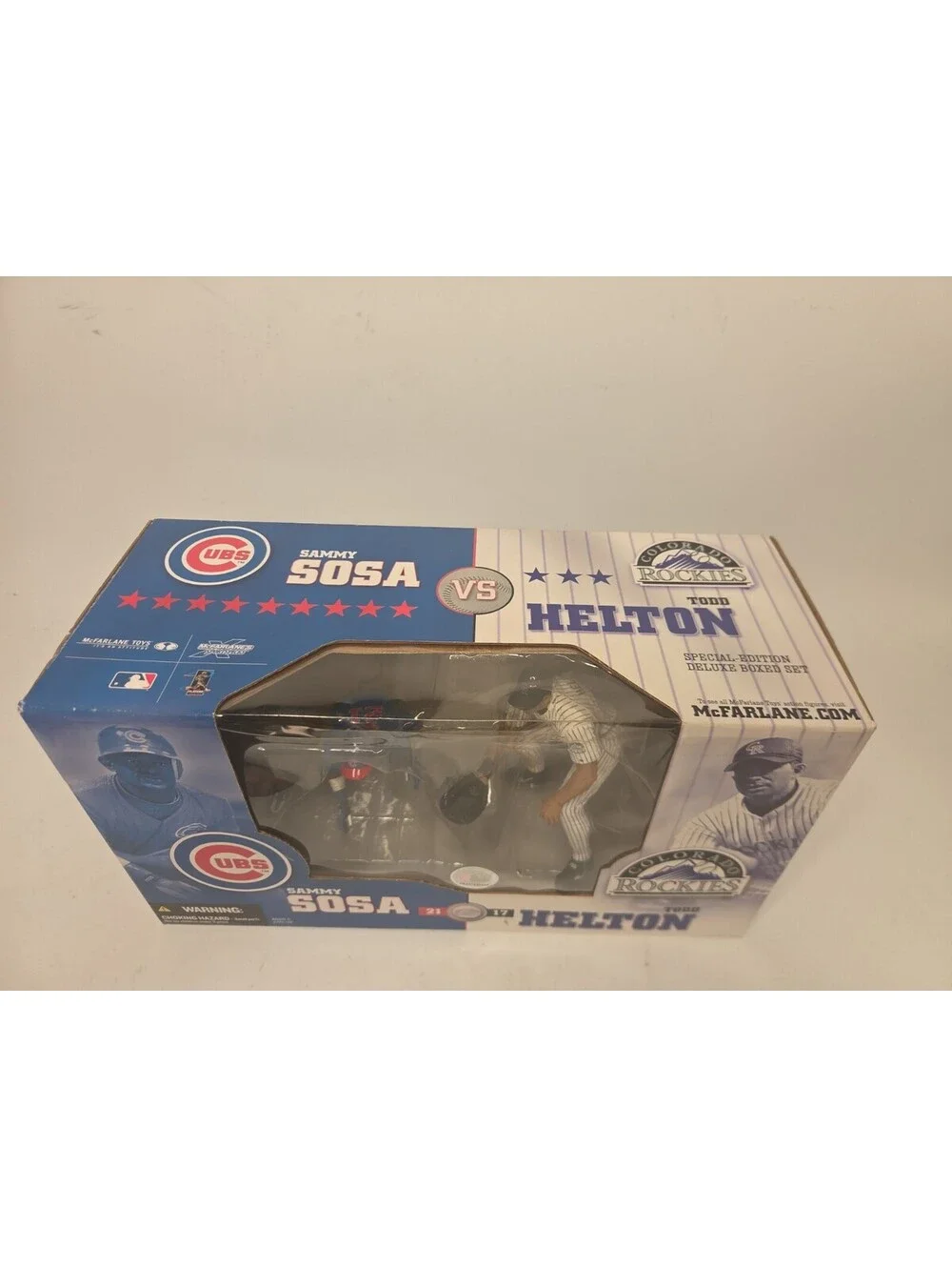 Sammy Sosa and Todd Helton McFarlane Special Edition Deluxe Box Set Figures